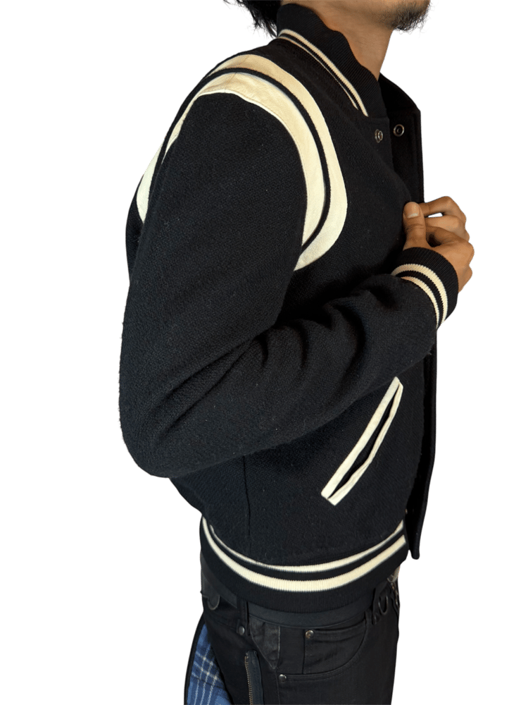 Image of Saint Laurent 2022 Teddy Varsity Jacket