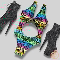 Image 1 of Rainbow Safari- Peri bodysuit
