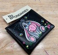 Image 1 of RTS Hand Painted Snap Wallet - Bees