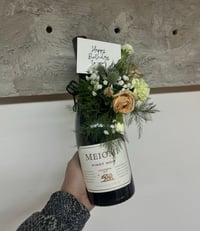 Fresh Flowers + Your Choice of Bottle (Sold Separately)