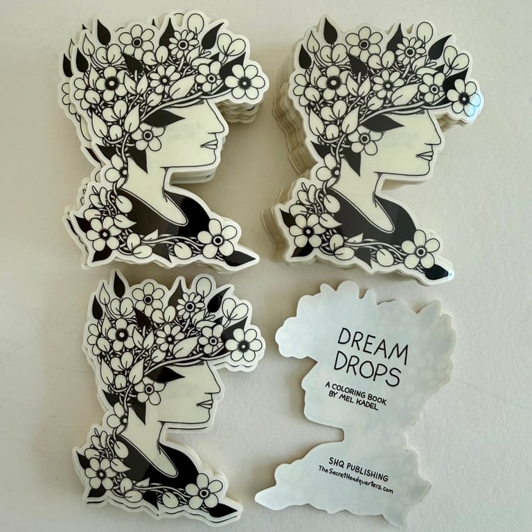 Dream Drops: A Coloring Book by Mel Kadel (PRE ORDER - Ships in Early September) Image 12