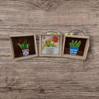 Image 1 of 5" Square Framed Art