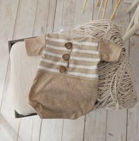 Photoshooting boys bodysuit | Asher-1 | 0-3 months | beige