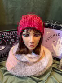 Image 1 of "Ruby Drift" Slouchy Beanie 