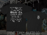 All Over Black Tee