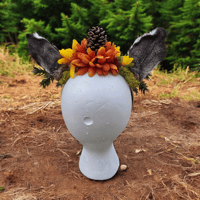 Image 2 of Woodland Fae Deer Headband 