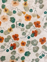 Image 1 of Pre-order Nasturtium Linen Fabric 245gsm