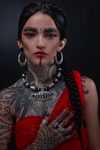 Image 4 of Zahra Silver Necklace 