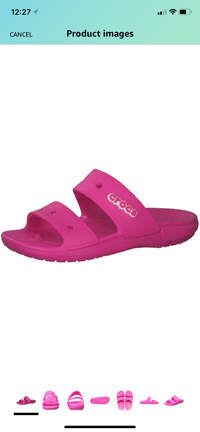 Image 1 of Croc slides- ( no decor )