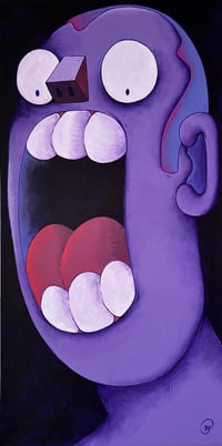 Image 1 of purple guy Painting