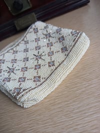 Image 6 of Vintage Small Beaded Bag Made in Czechoslovakia Cocktail Party 1930s
