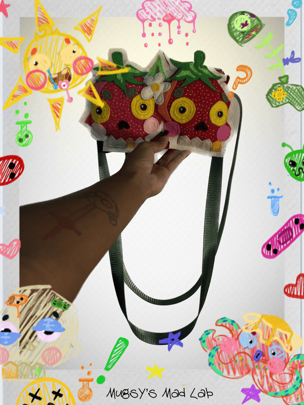 SKULLBERRIES crossbody bag
