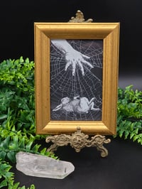 Image 1 of Vintage Alice Collection with preserved web - Gold Alice and the White Rabbit