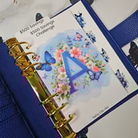 Image 1 of Blue Butterfly Savings Challenge A6