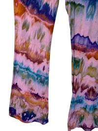 Image 7 of ♻️ UPCYCLED L Knit Flare Pants in Agate Ice Dye