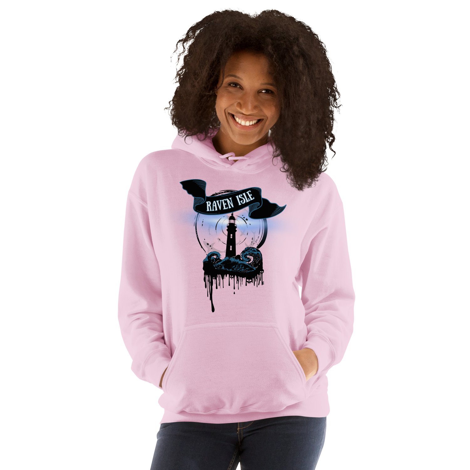 Image of Officially licensed does it hurt Raven Isle Unisex Hoodie