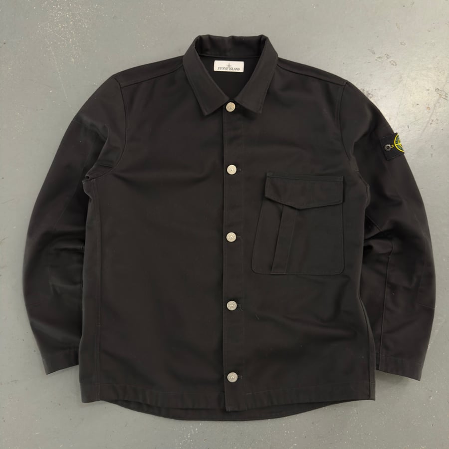 Image of SS 2023 Stone Island Gabardine Workwear  jacket, size XL