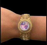 Image of Gold huggable bracelet 