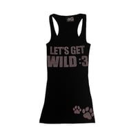 Image 1 of black/pink get_wild tank S-L