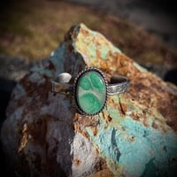 Image 2 of Single Lucin Variscite Cuff- 5.25”