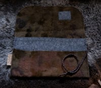Image 2 of Botanical Printed Felt Tool Wrap #8