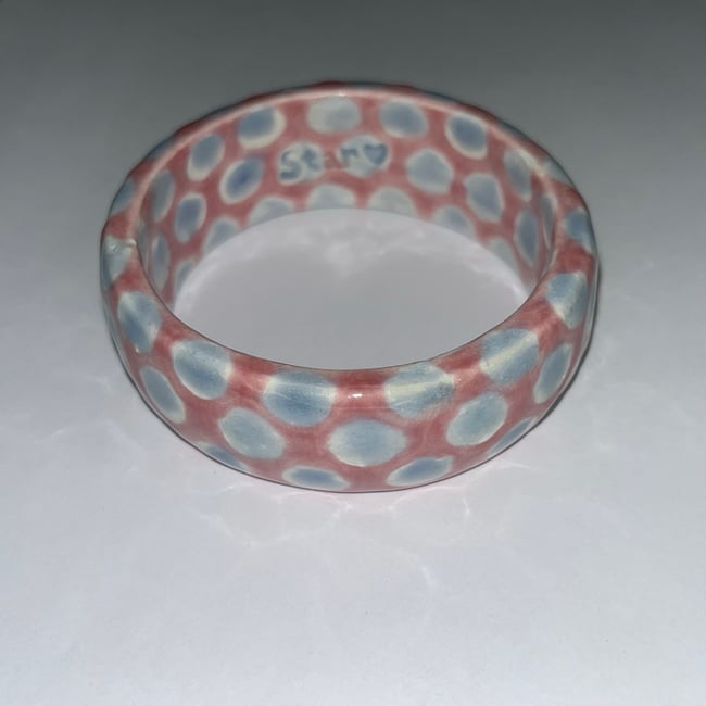 Pink Polka Dot Bracelet