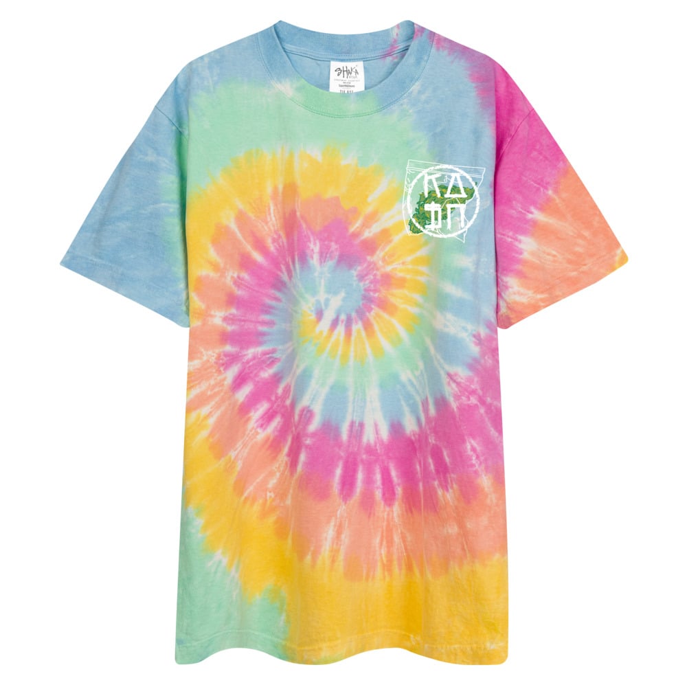 Image of BUDZ OVERSIZED TIE-DYE T-SHIRT 