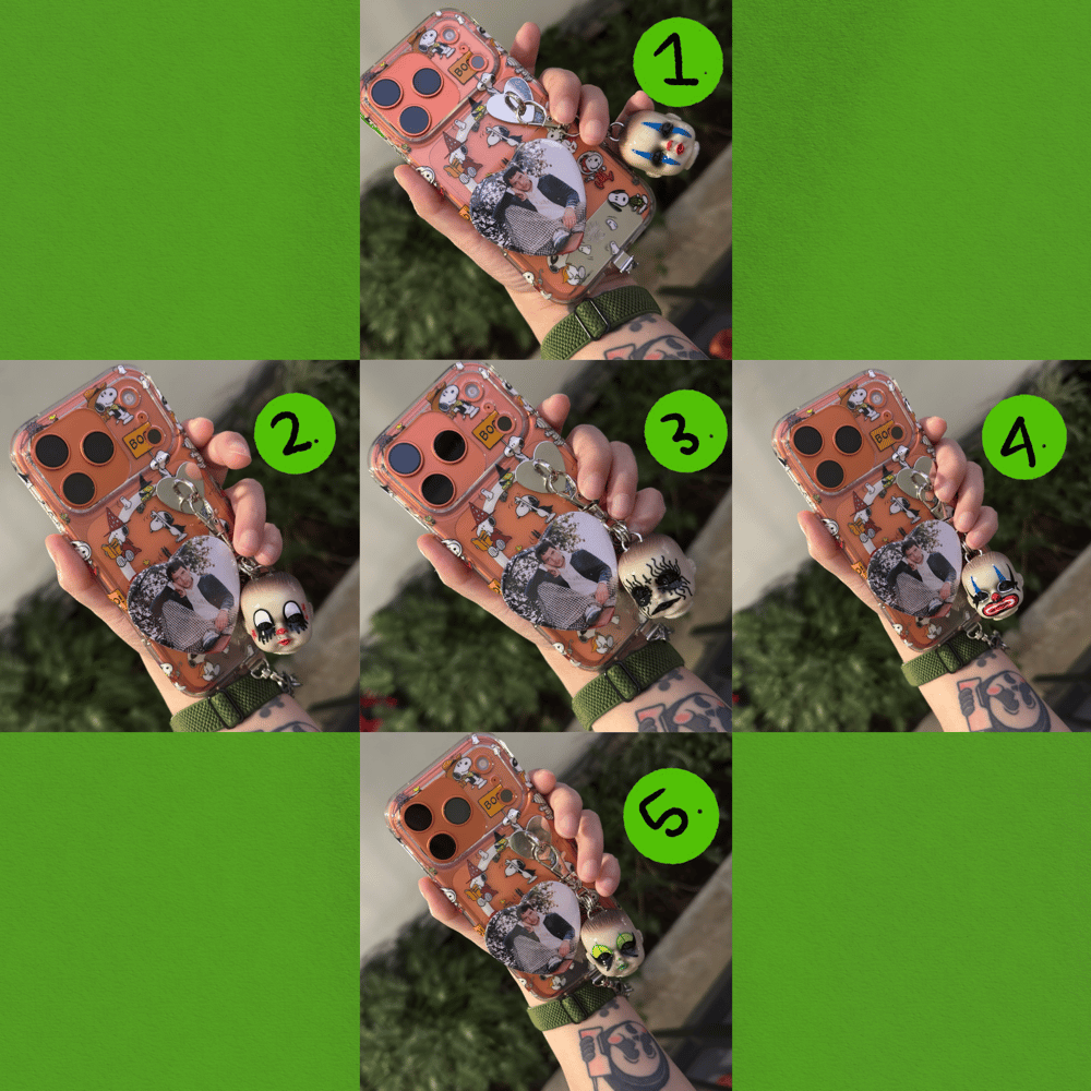 clown bb phone charms