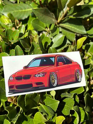 Image of KUWTB Kustoms E92 Decal Sticker