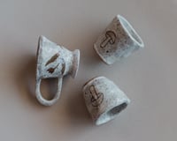 STARRY TULIP MILK JUG - WHITE