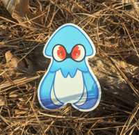 Blue Squid sticker