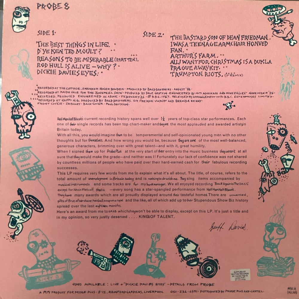 Half Man Half Biscuit - Back Again In The D.H.S.S.