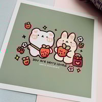 Image 2 of Berry Pals Art Print