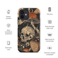 Image 11 of Goblincore Skull and Mushroom Grunge/Punk Tough Case for iPhone®