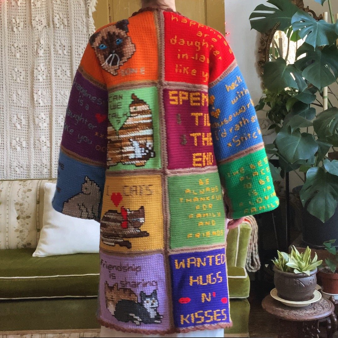 Image of Chihuahua Love Letter Granny Sweater