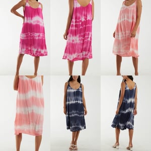 Image of Tie Dye Swing Dress