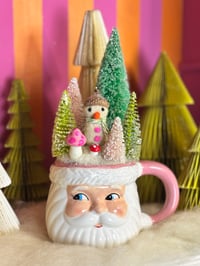 Image 1 of Winter Scene - Large Santa Mug