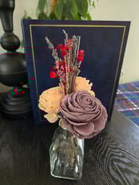 Image 4 of Lavender Latte and Cream Floral Reed Diffuser 