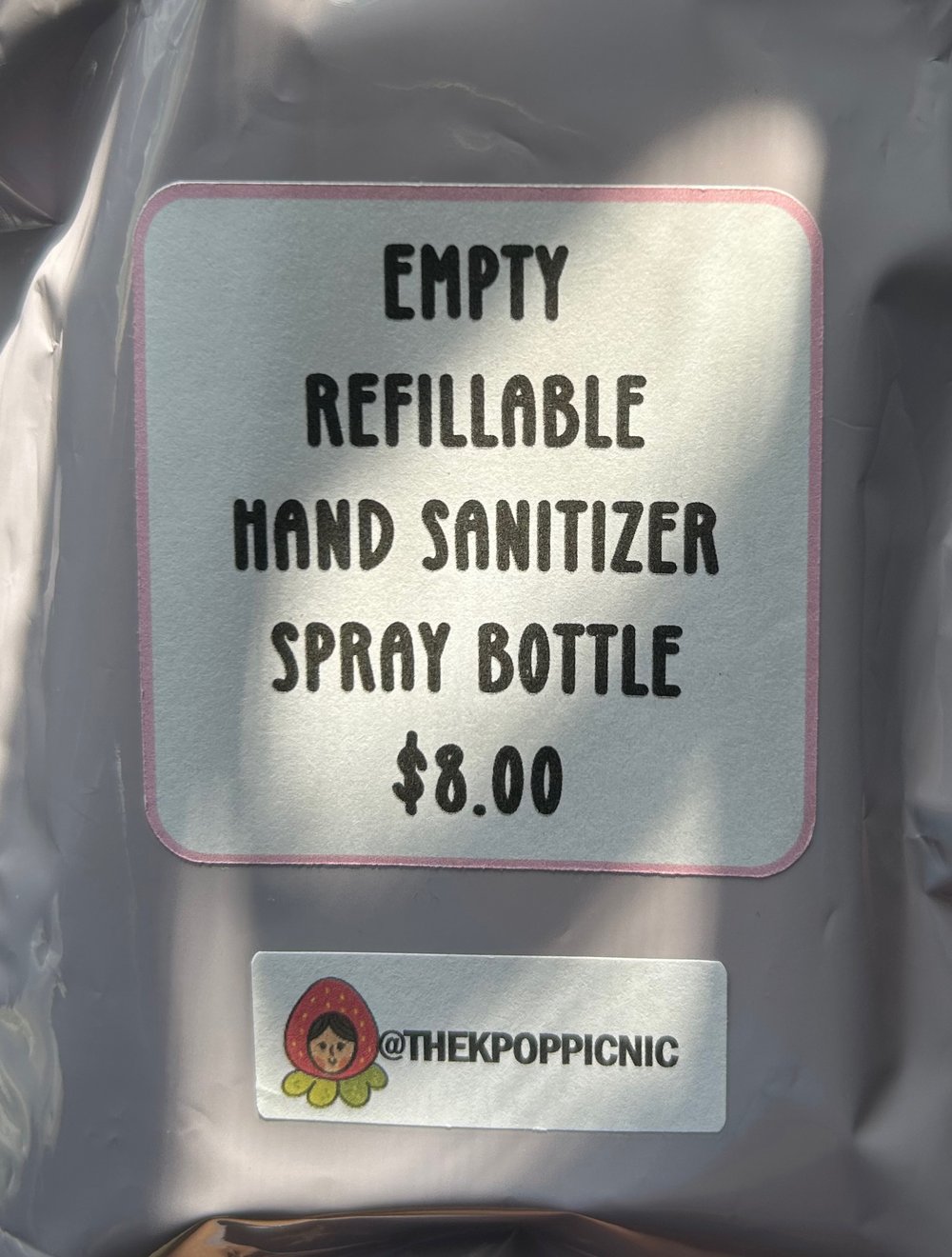 Refillable hand sanitizer 