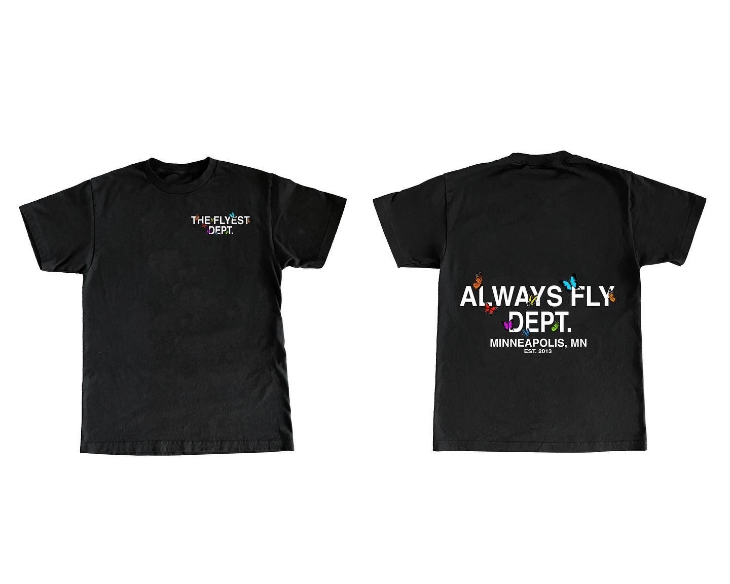 Black Always Fly Dept T shirt 