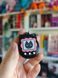 Image 1 of Llavero clicker tamagotchi gato negro 