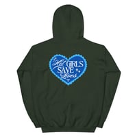 Image 10 of HOT GIRLS HAVE HEART HOODIE - BLUE