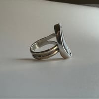 Image 3 of Blurple Boulder Opal Voop Ring | Size 6