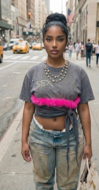 Image 1 of Sex Feather Top (READY TO SHIP❗️)