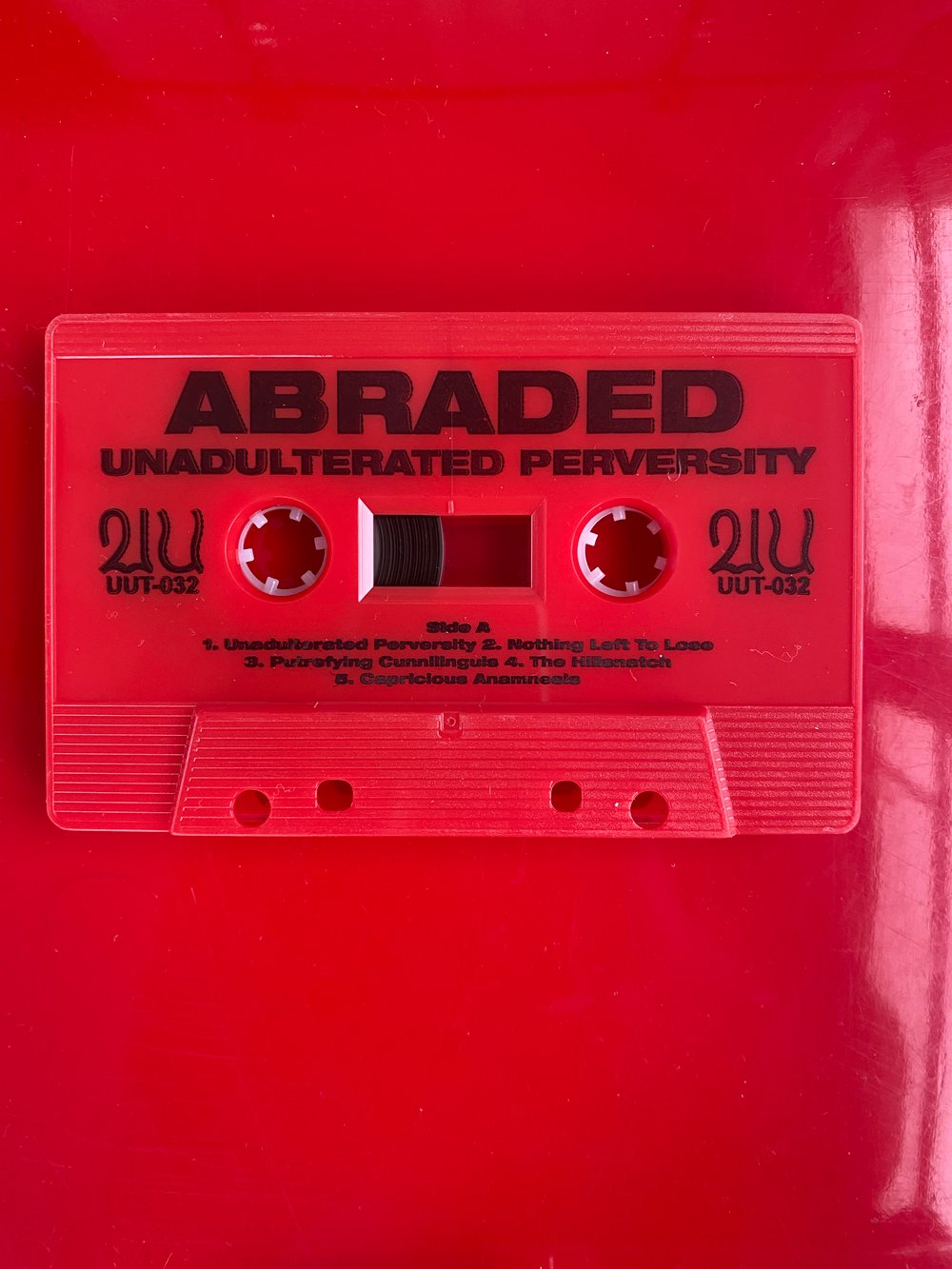 Abraded "Unadulterated Perversity" Tape
