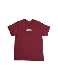Image 1 of Oval Tee (Maroon)