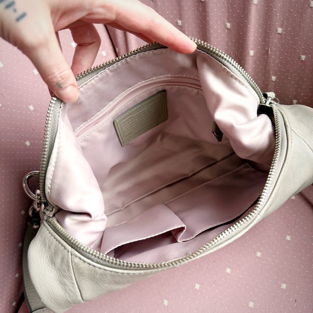 Image of Light Grey Coach Bag