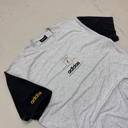 Image of 1996 Adidas Atlanta Olympics T-shirt, Size XL.