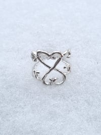 Image 1 of heart armor ring 