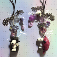 Image 1 of snoopy phonecharms ❨･¨⬮ྀིྀི ๋࣭⭑pt.1